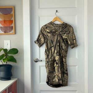 Isabel Marant Pour H&M gold dress